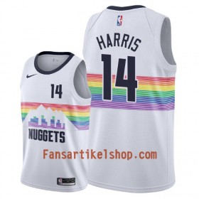 Denver Nuggets Trikot Gary Harris 14 2018-19 Nike City Edition Weiß Swingman - Herren